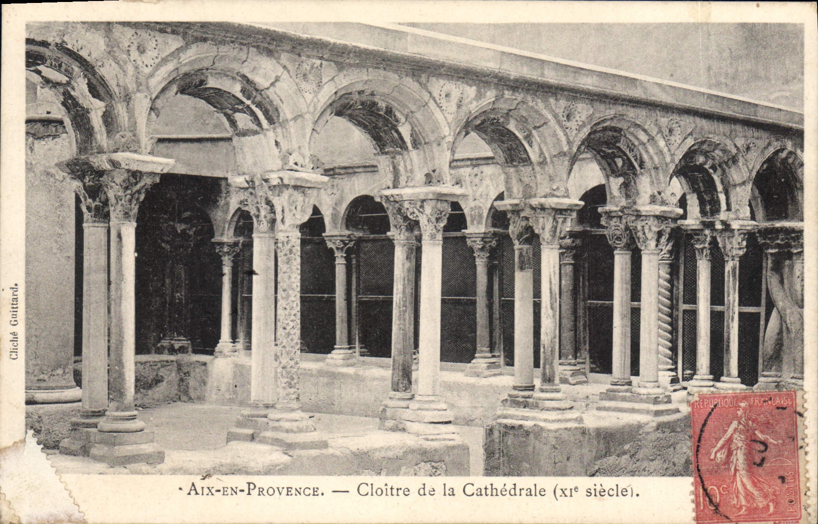 CPA Aix en Provence Portes Cloitre de la Cathedrale