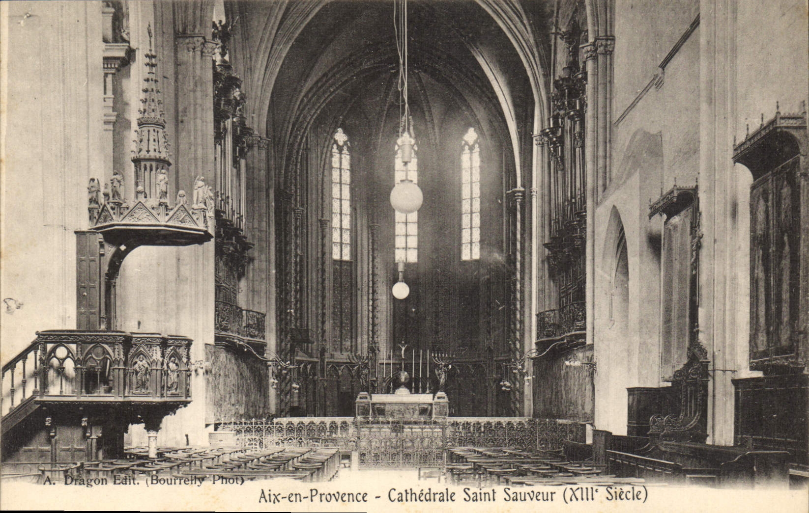 CPA Aix en Provence Cathedrale Saint Sauveur XIII Siecle 