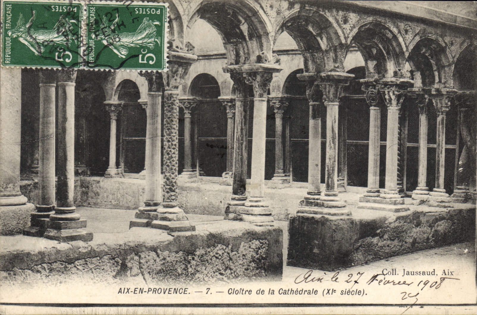 CPA Aix en Provence Cloitre de la Cathedrale XI siecle 