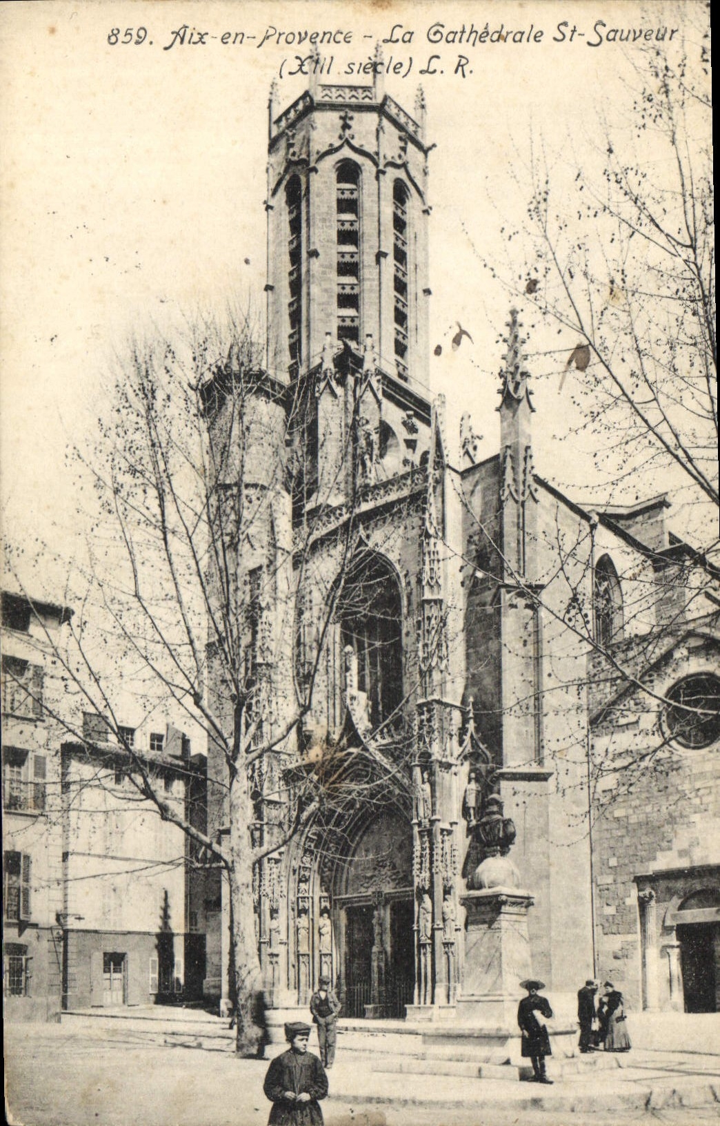 CPA Aix en Provence La Cathedrale Saint Sauveur XIII siecle 