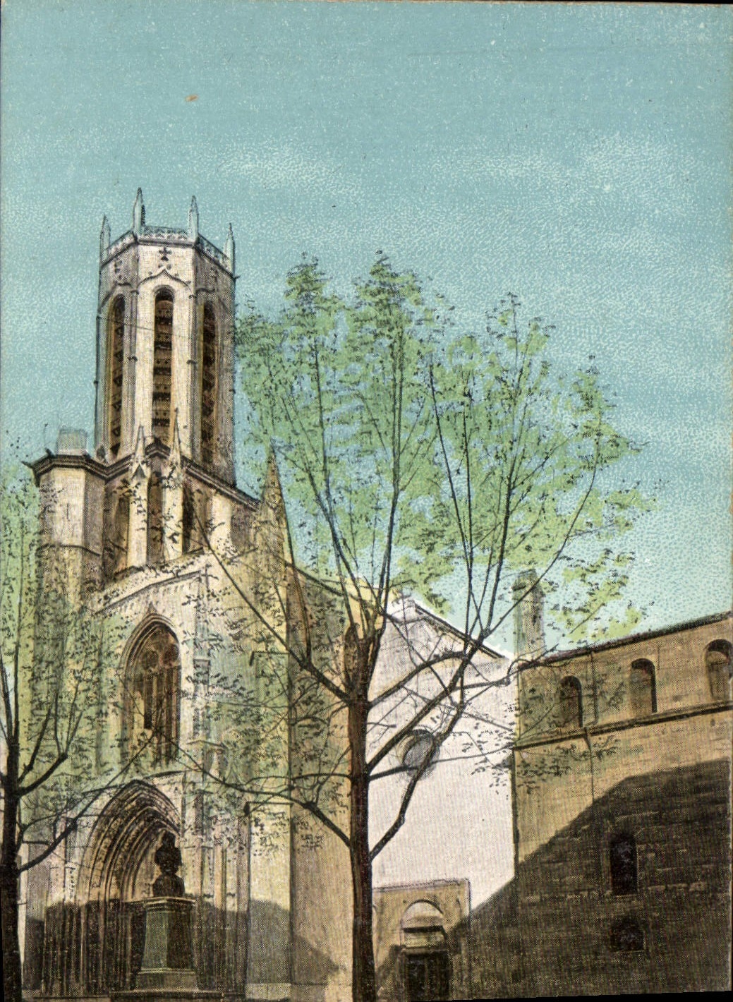 CPA Aix en Provence Cathedrale Saint Sauveur 