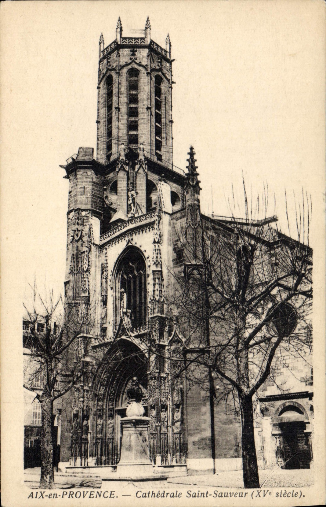 CPA Aix en Provence Cathedrale Saint Sauveur XV siecle 