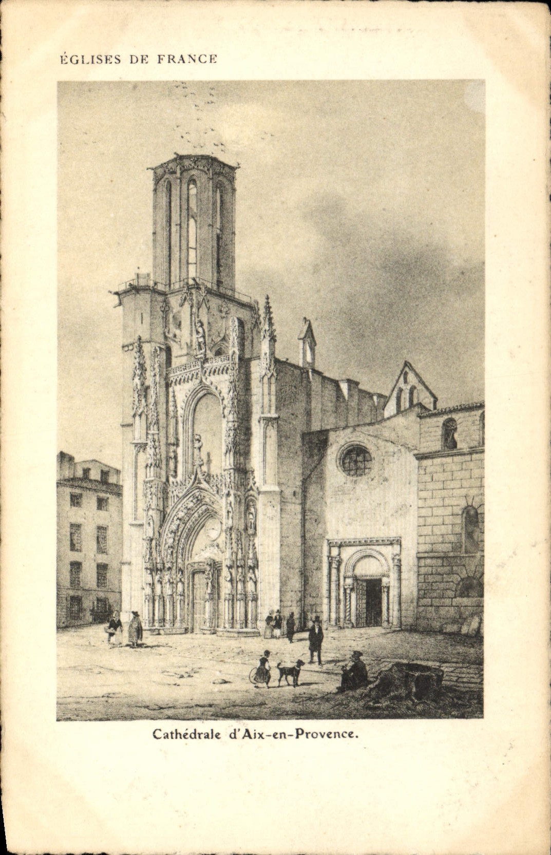 CPA Eglises de France Cathedrale d'Aix en Provence 