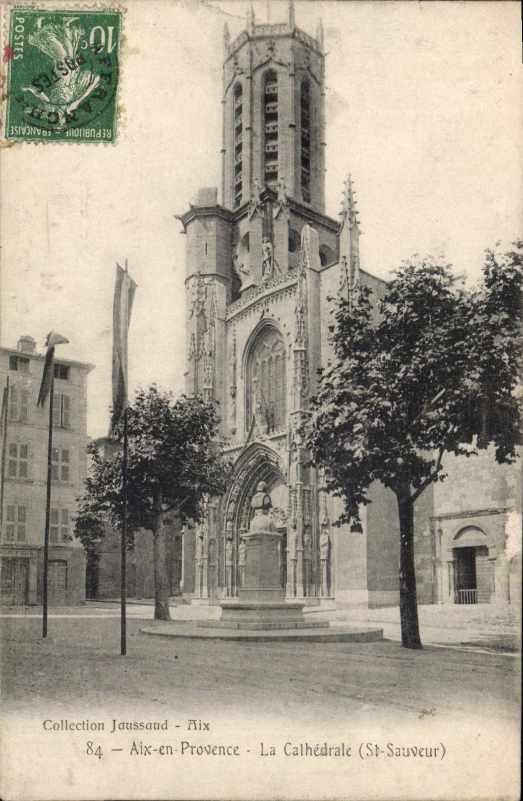 CPA Aix en Provence la Cathedrale St Sauveur 