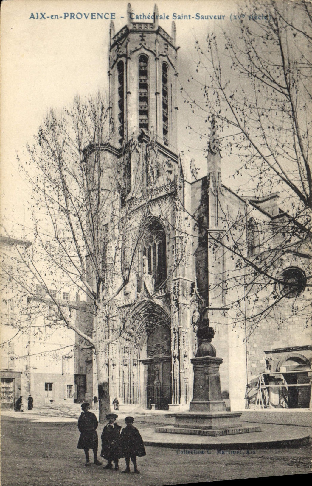 CPA Aix en Provence cathedrale Saint Sauveur XVe siecle
