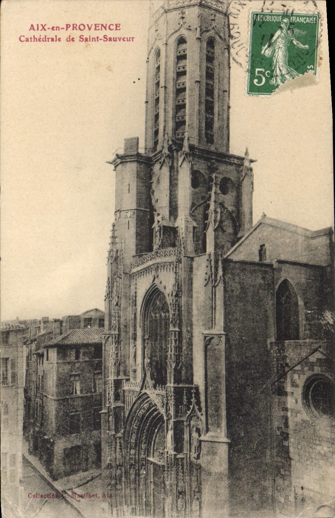 CPA Aix en Provence cathedrale Saint Sauveur