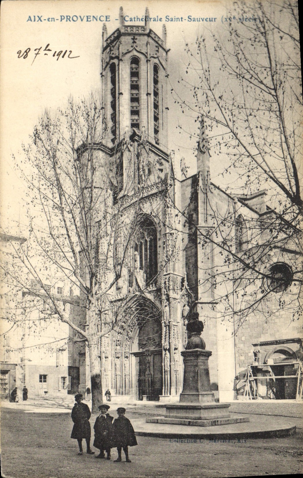 CPA Aix en Provence Cathedrale Saint Sauveur XV siecle 