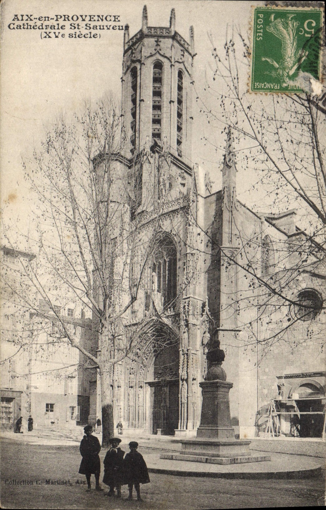 CPA Aix en Provence Cathedrale St Sauveur XV siecle 