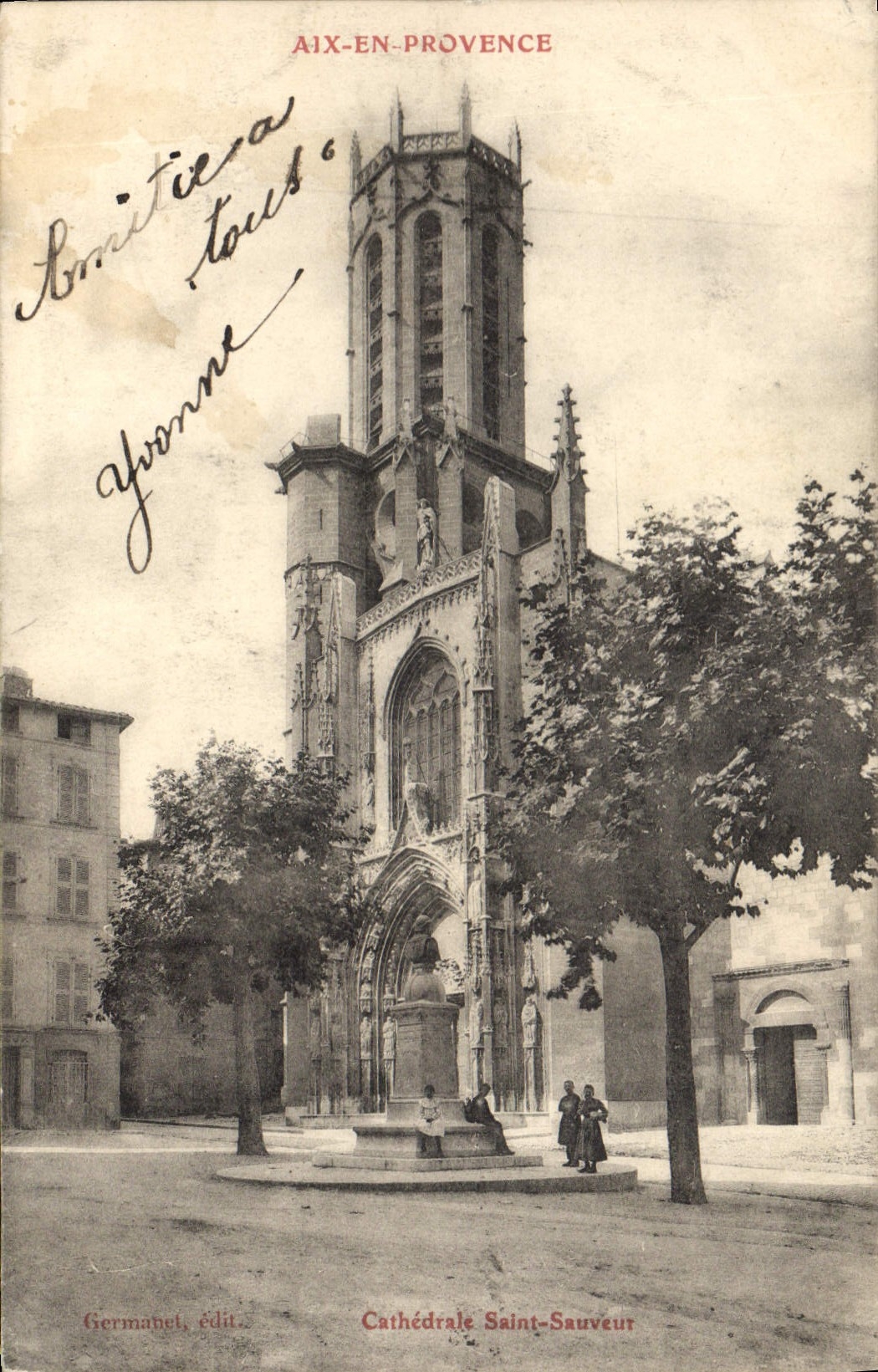 CPA Aix en Provence Cathedrale Saint Sauveur