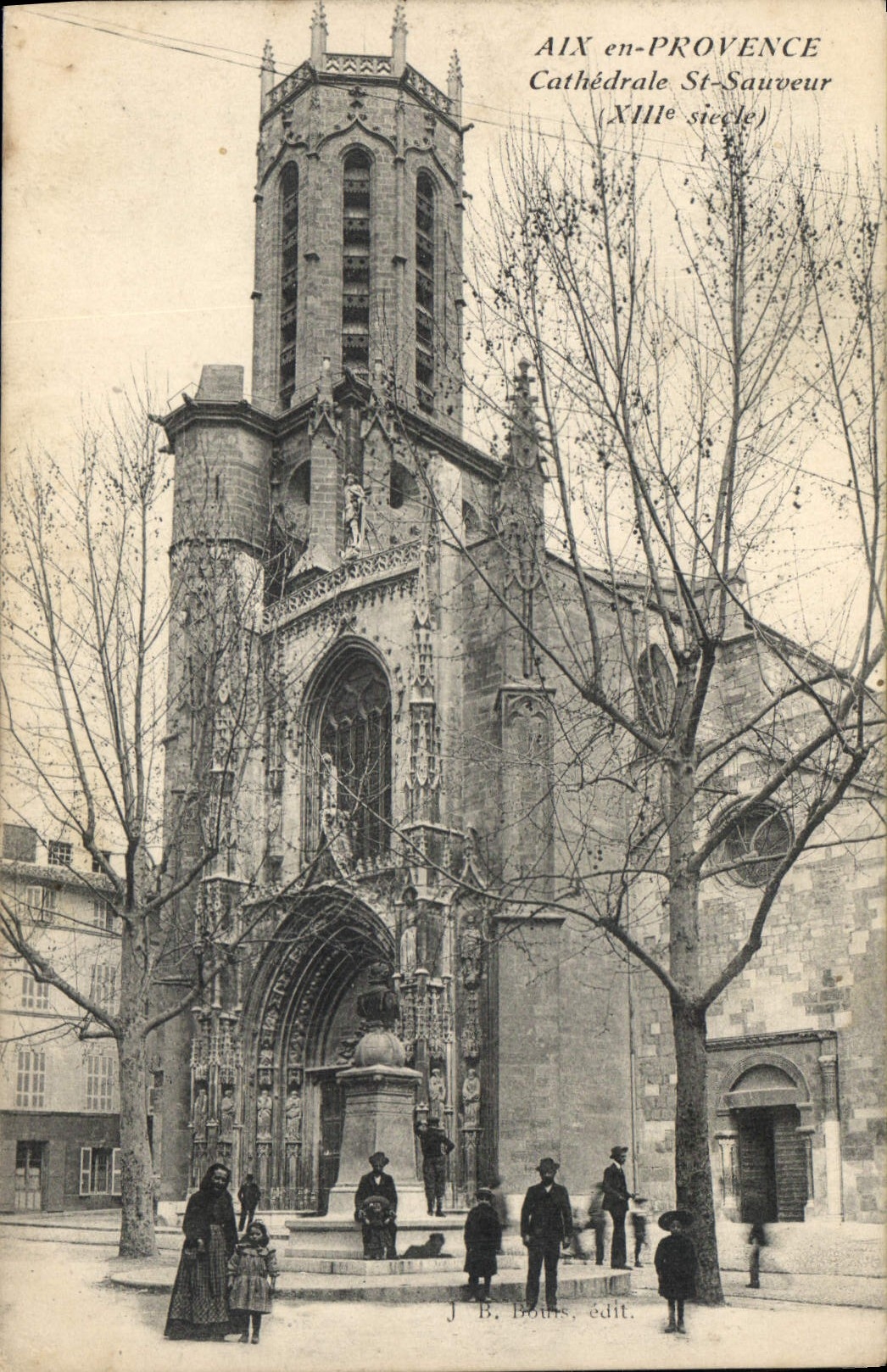 CPA Aix en Provence Cathedrale St Sauveur XIII siecle