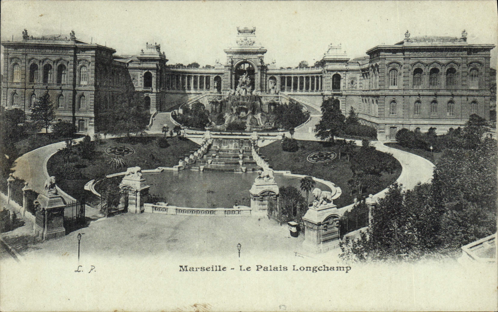 CPA Marseille le Palais Longchamp 