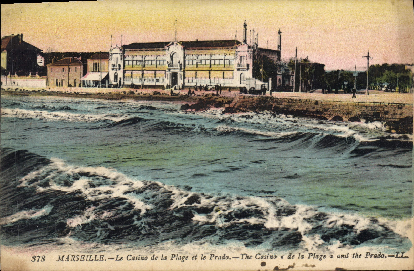CPA Marseille le casino de la plage et le Prado 