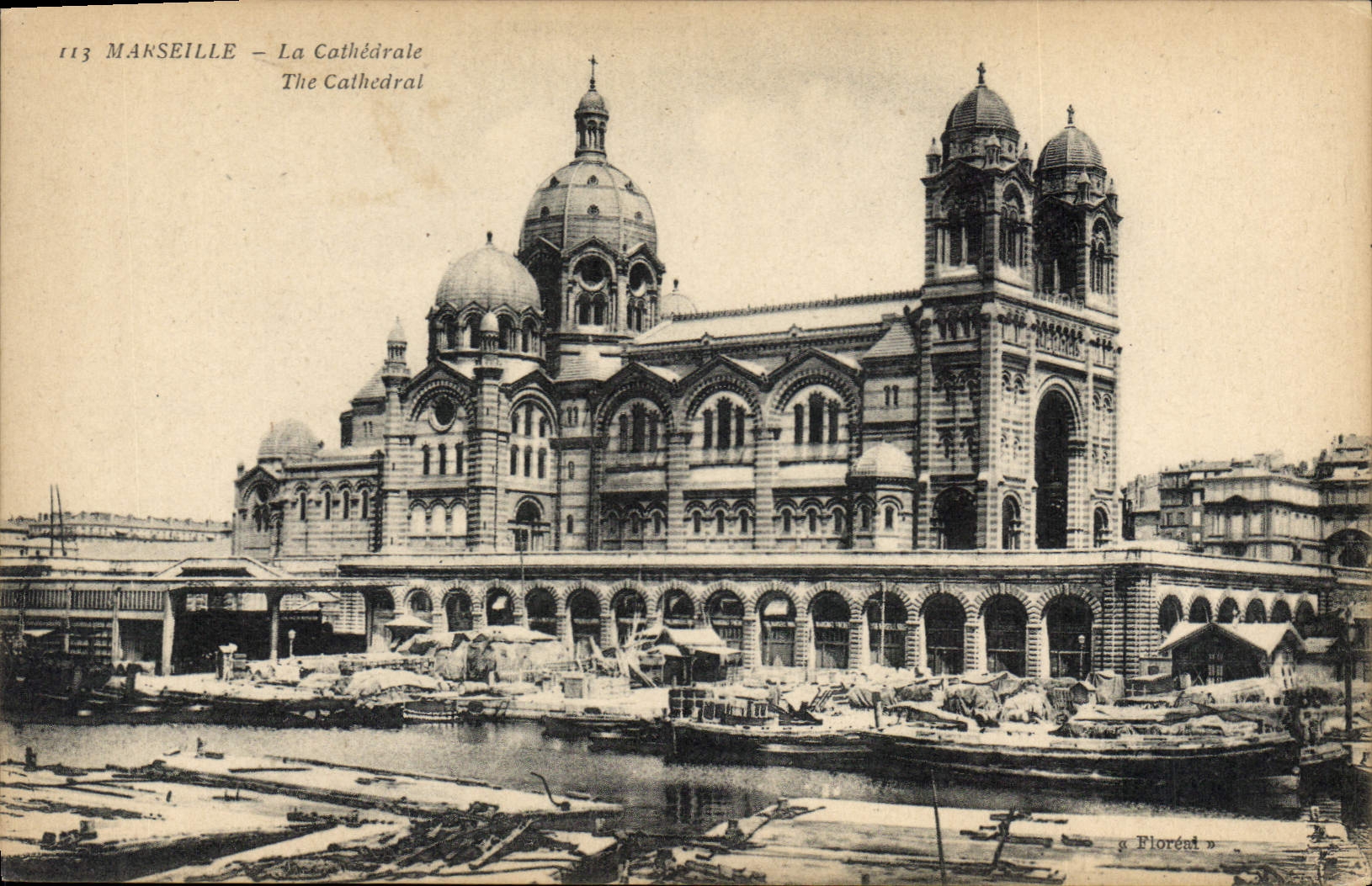CPA Marseille la cathedrale 