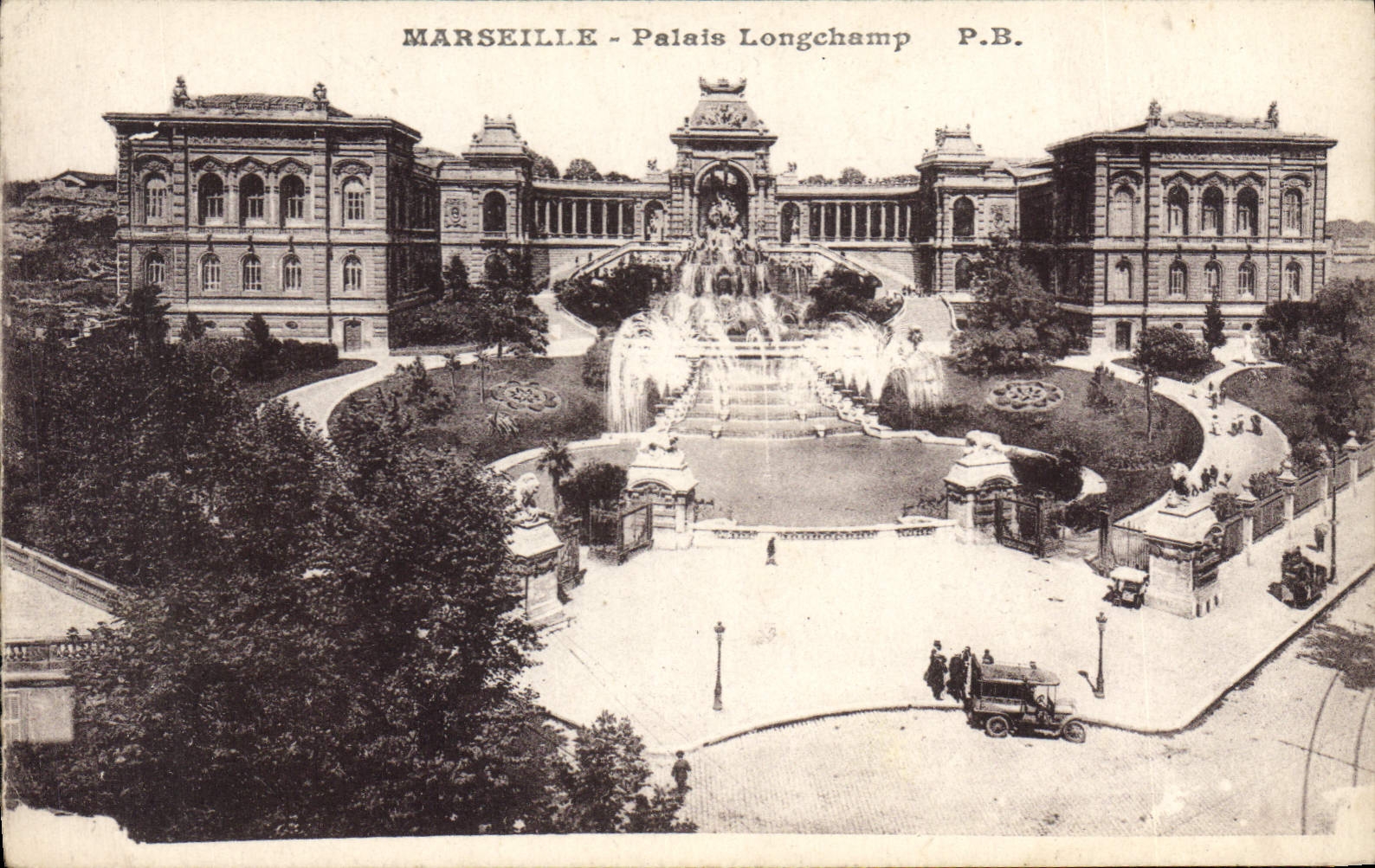 CPA Marseille palais Longchamp 