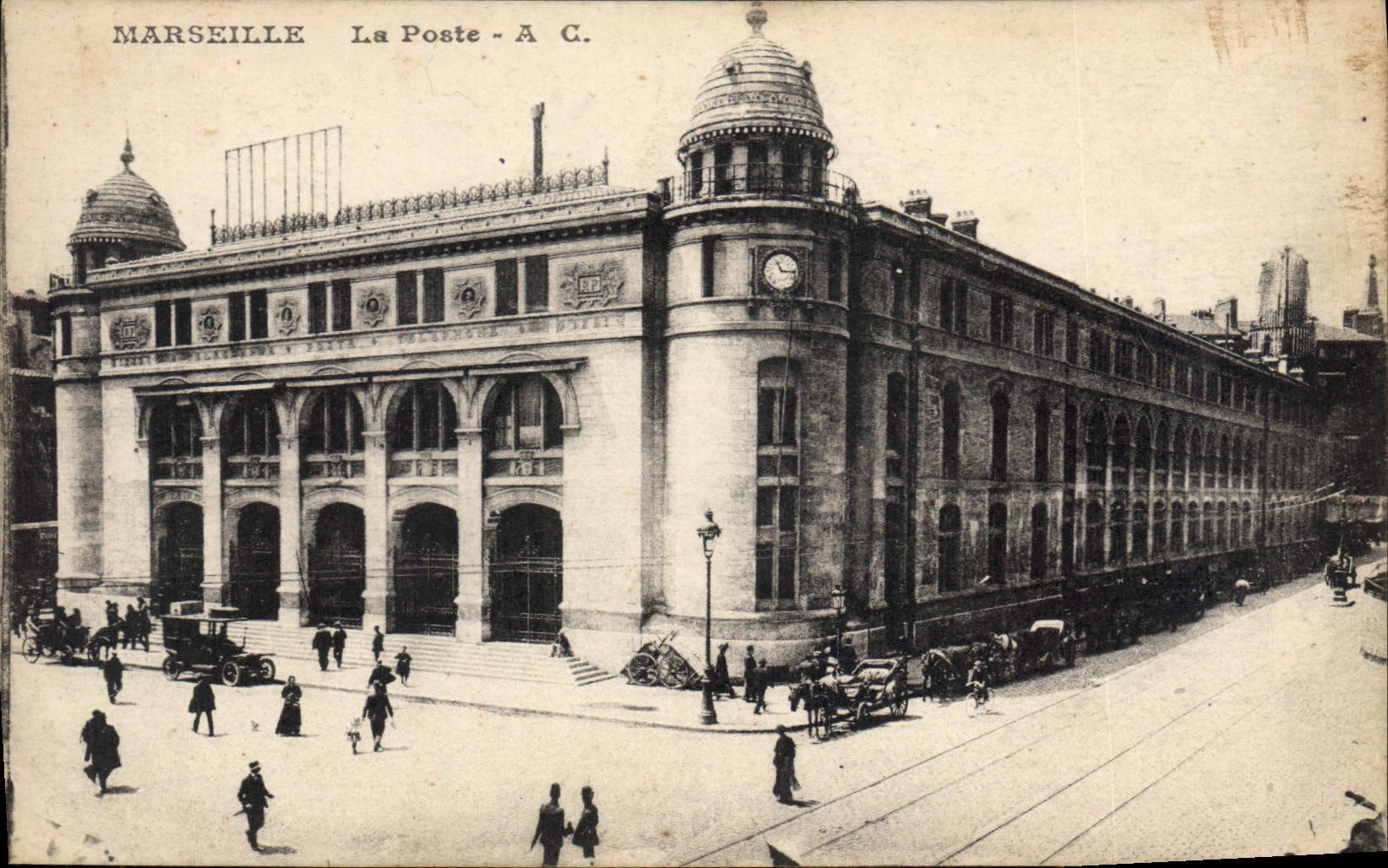 CPA Marseille la Poste 