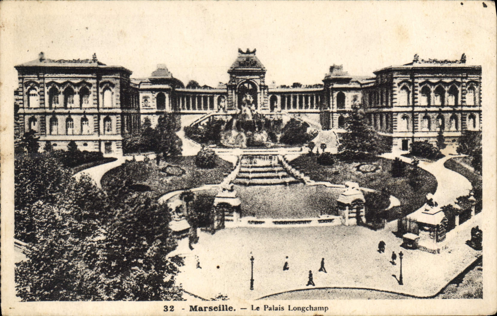 CPA Marseille le palais Longchamp 