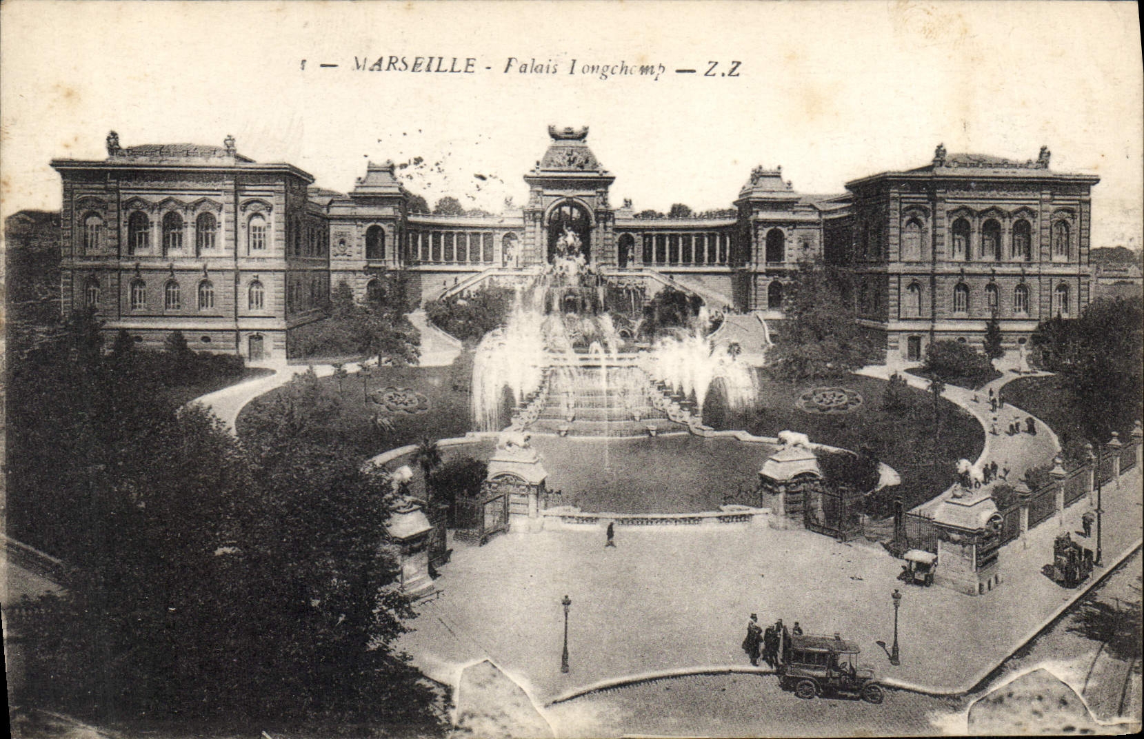 CPA Marseille Palais Longchamp 