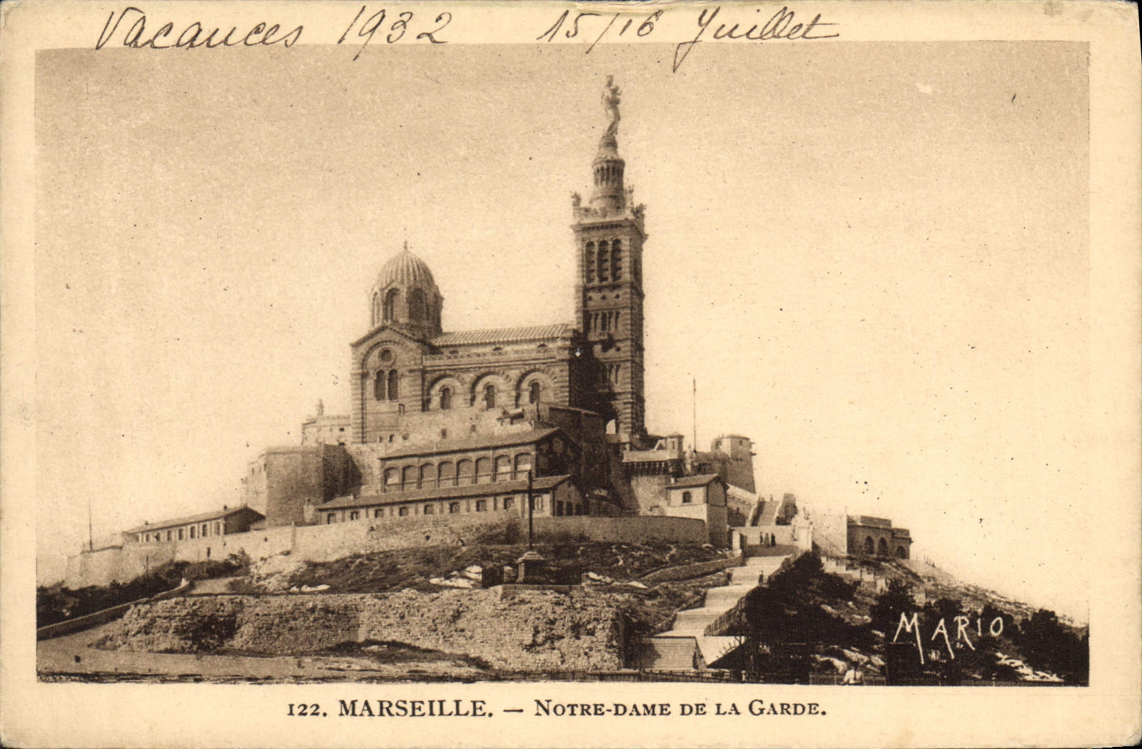 CPA Marseille Notre Dame de la Garde 