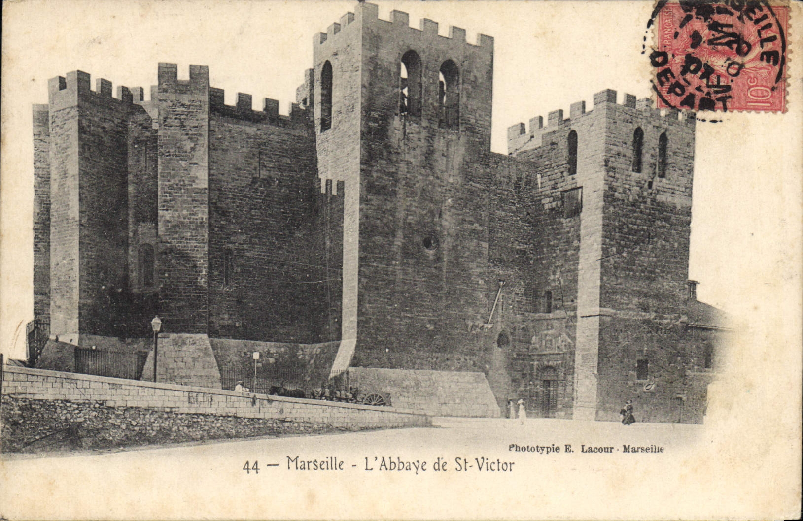 CPA Marseille L'Abbaye de St Victor