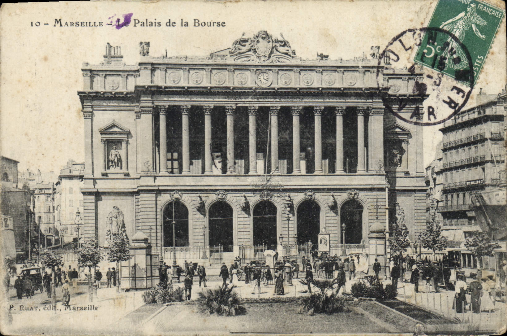 CPA Marseille Palais de la Bourse 
