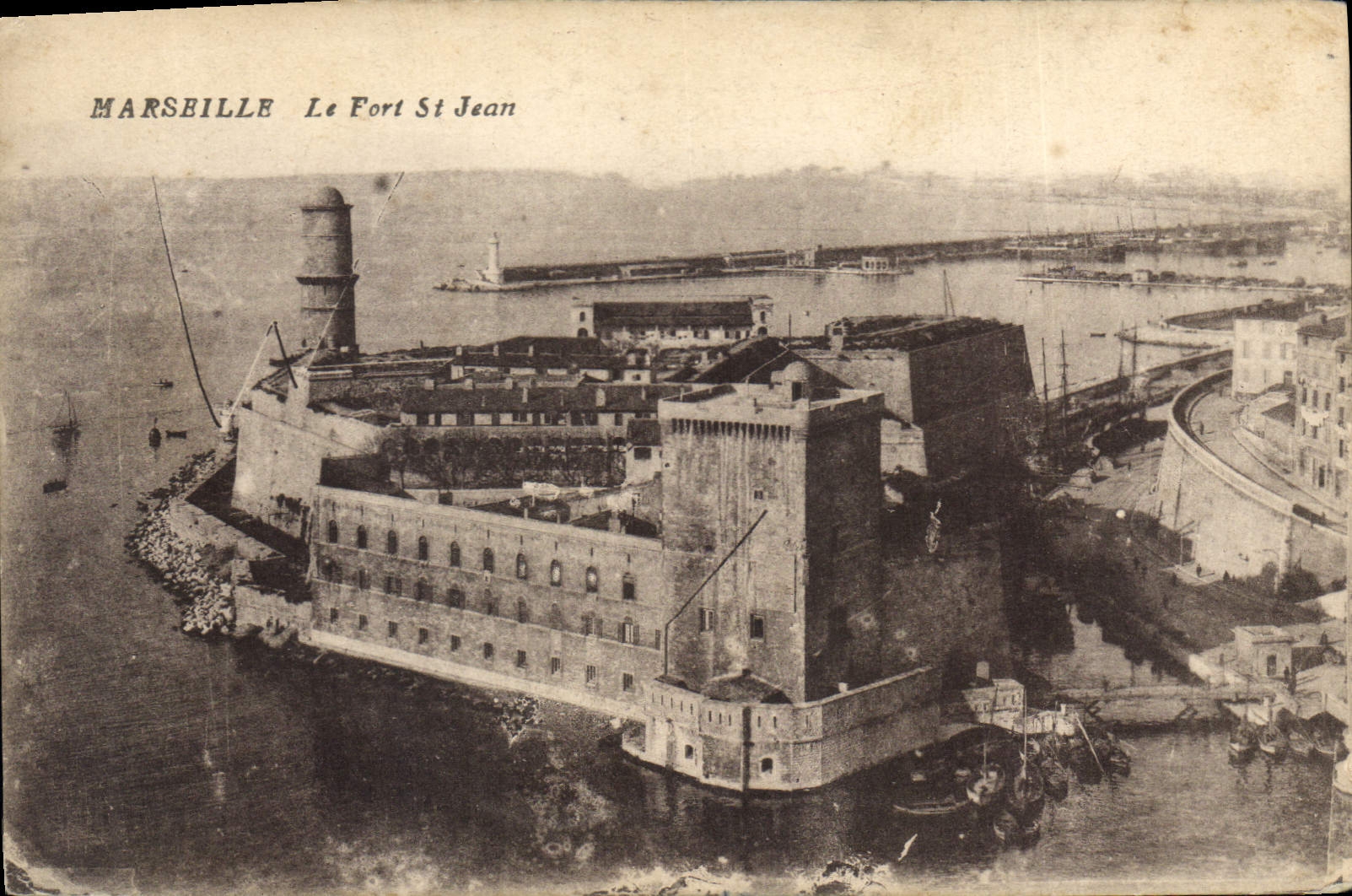 CPA Marseille le Fort St Jean 