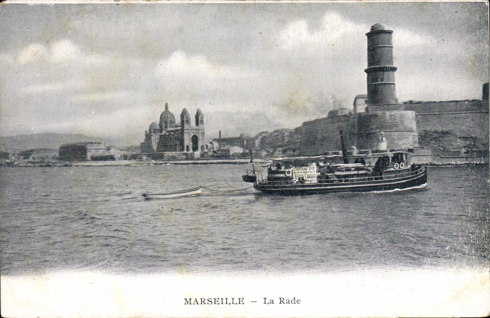 CPA Marseille la Rade Bateau