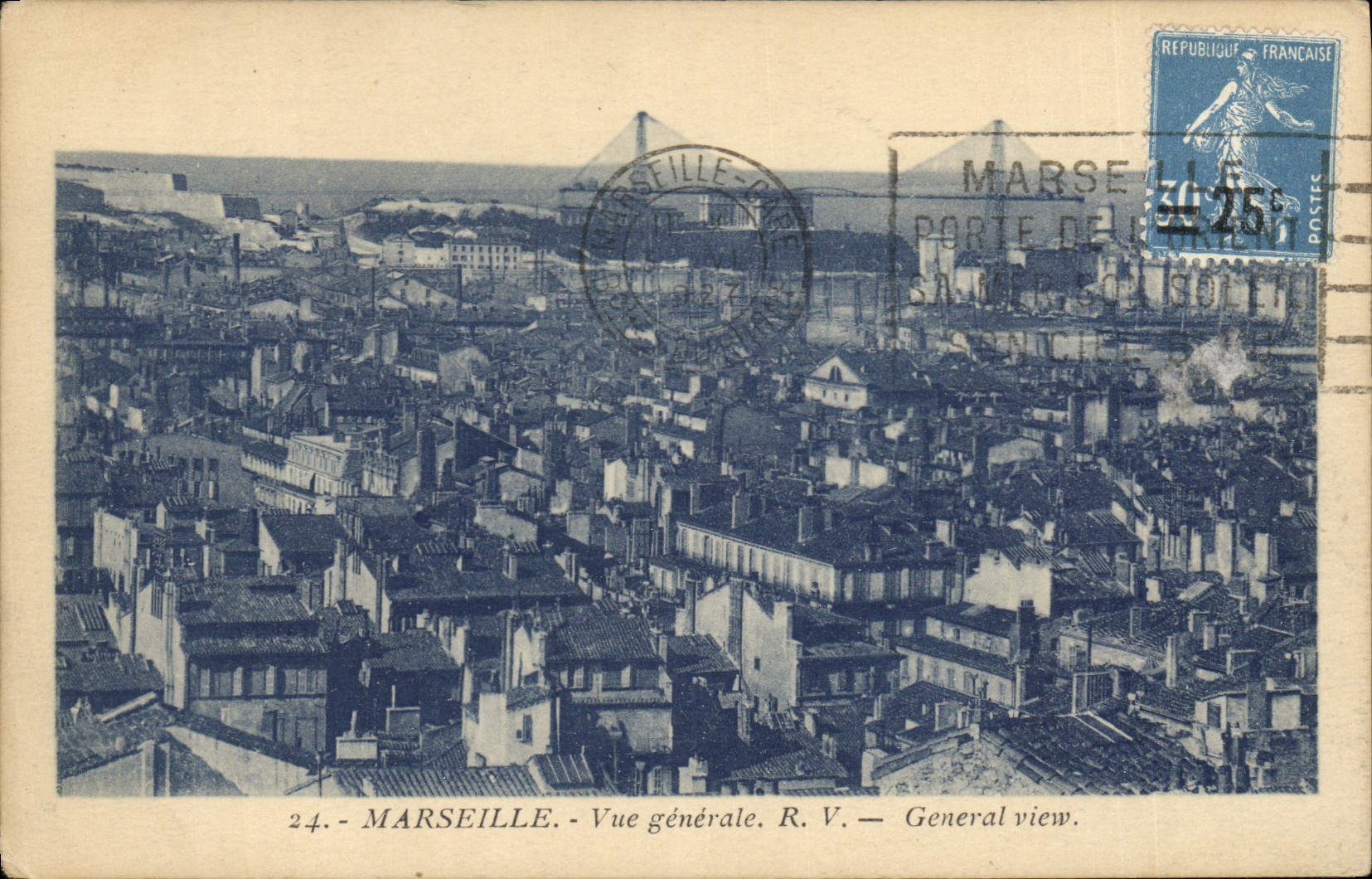 CPA Marseille Vue generale 