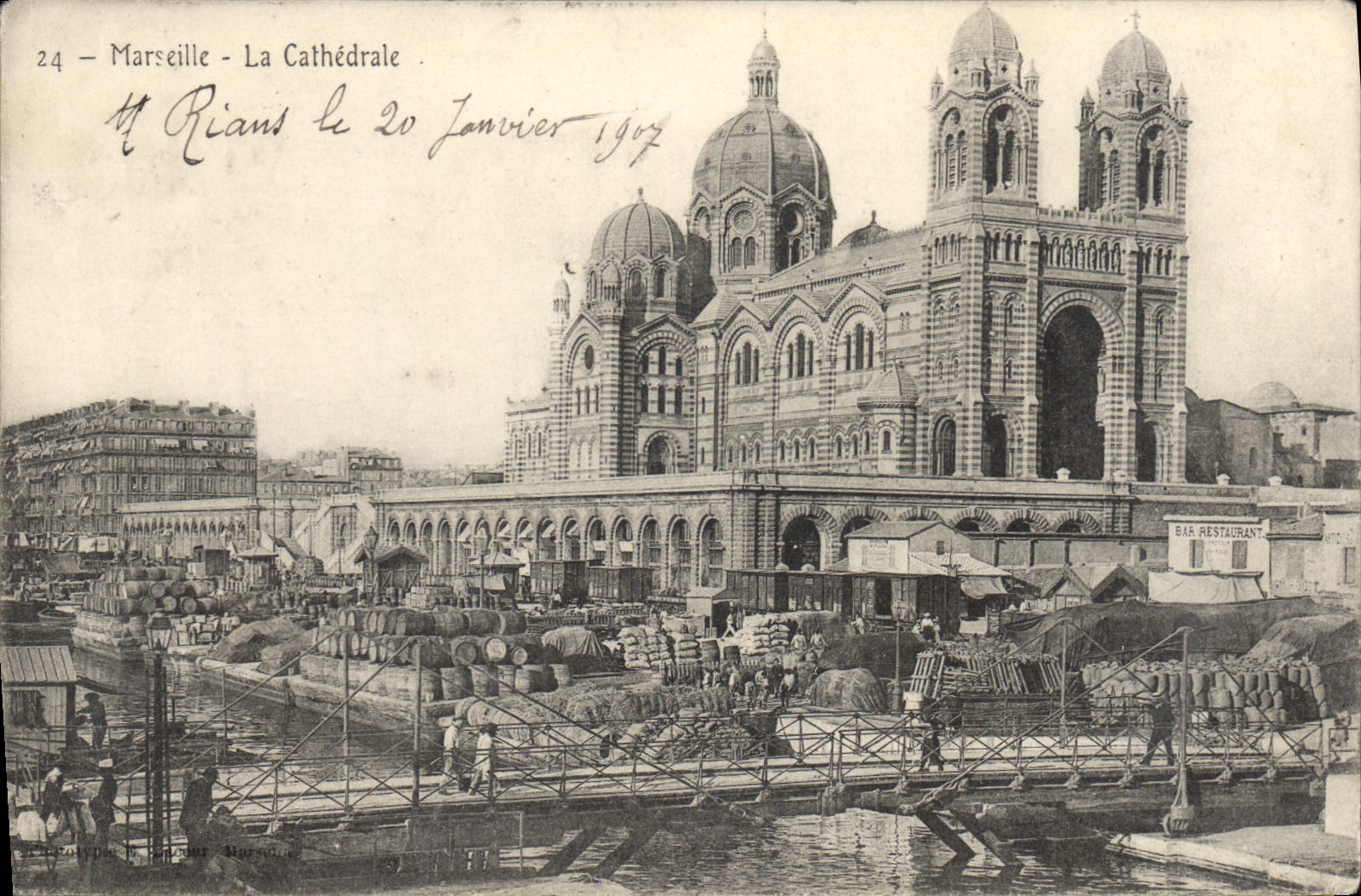 CPA Marseille la cathedrale 