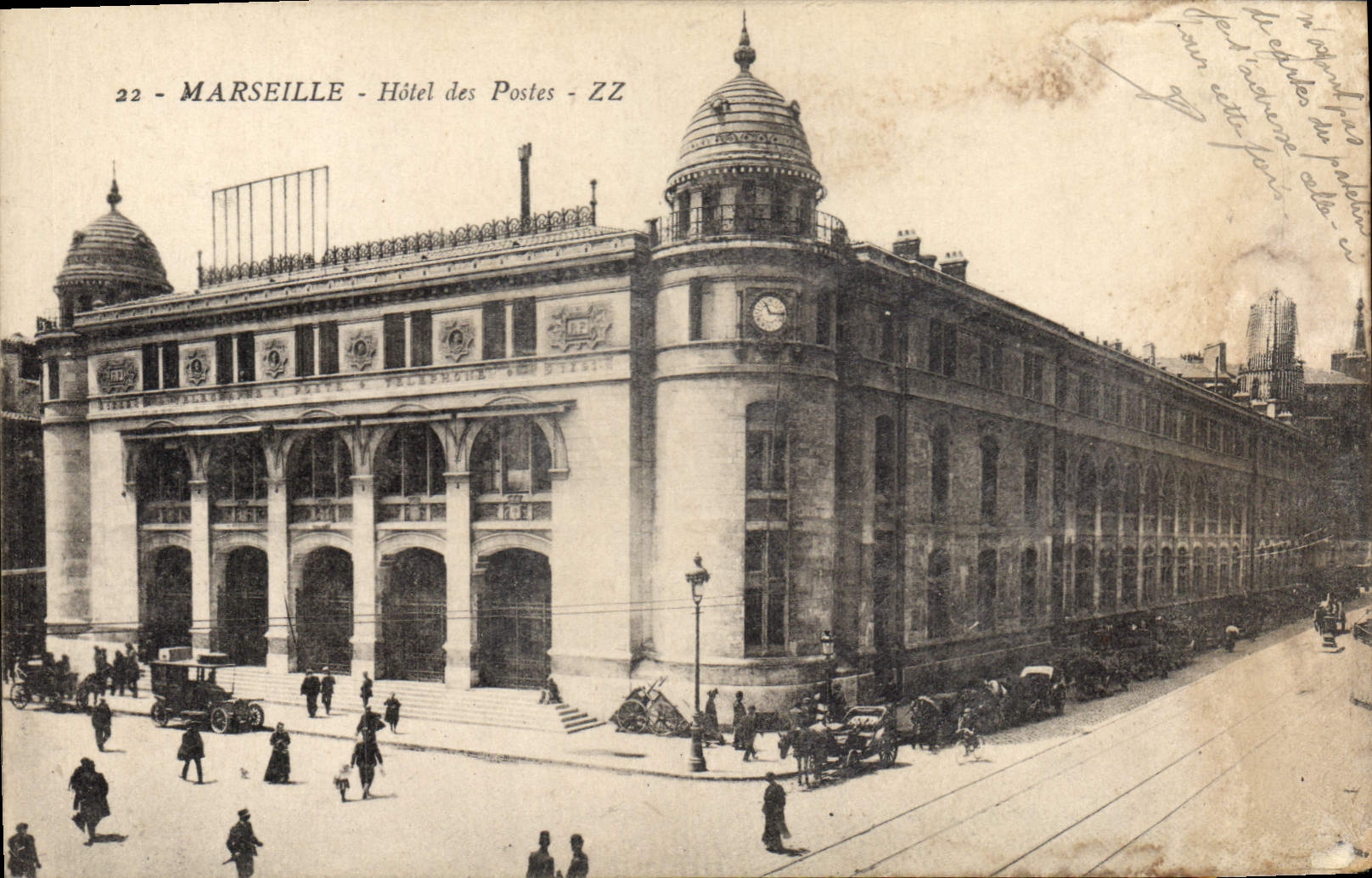 CPA Marseille hotel des Postes 