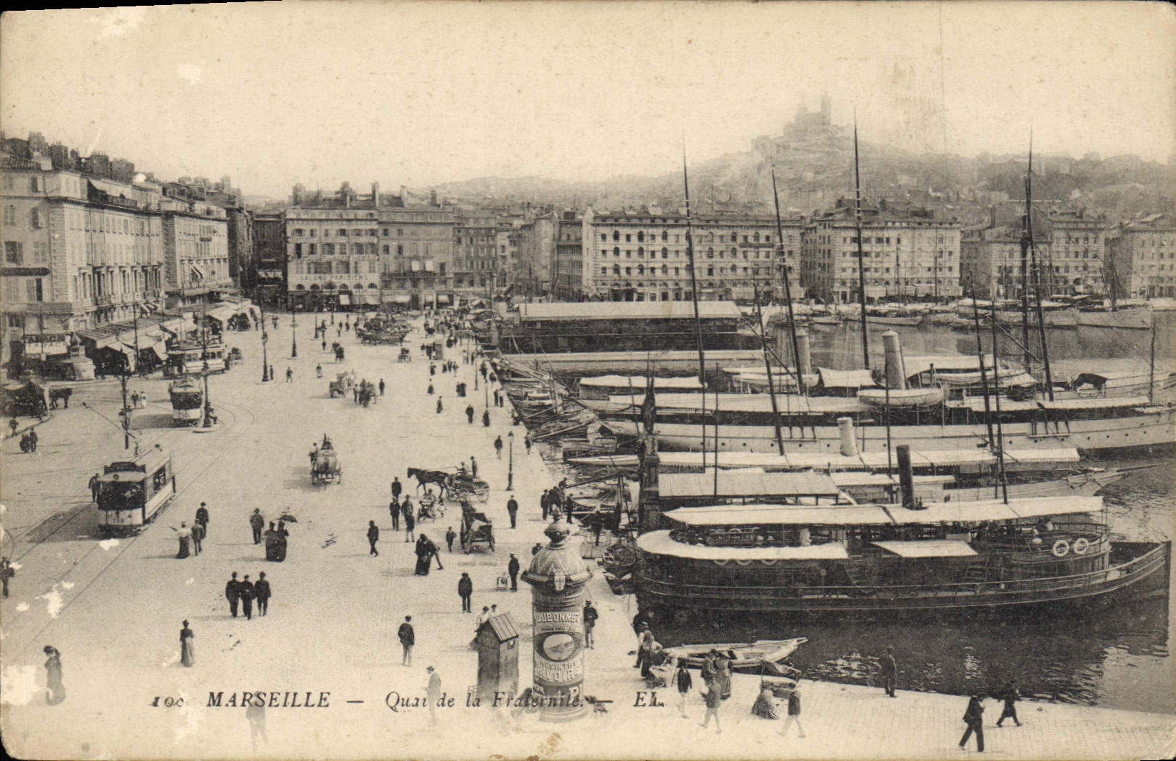 CPA Marseille Quai de la Fraternite