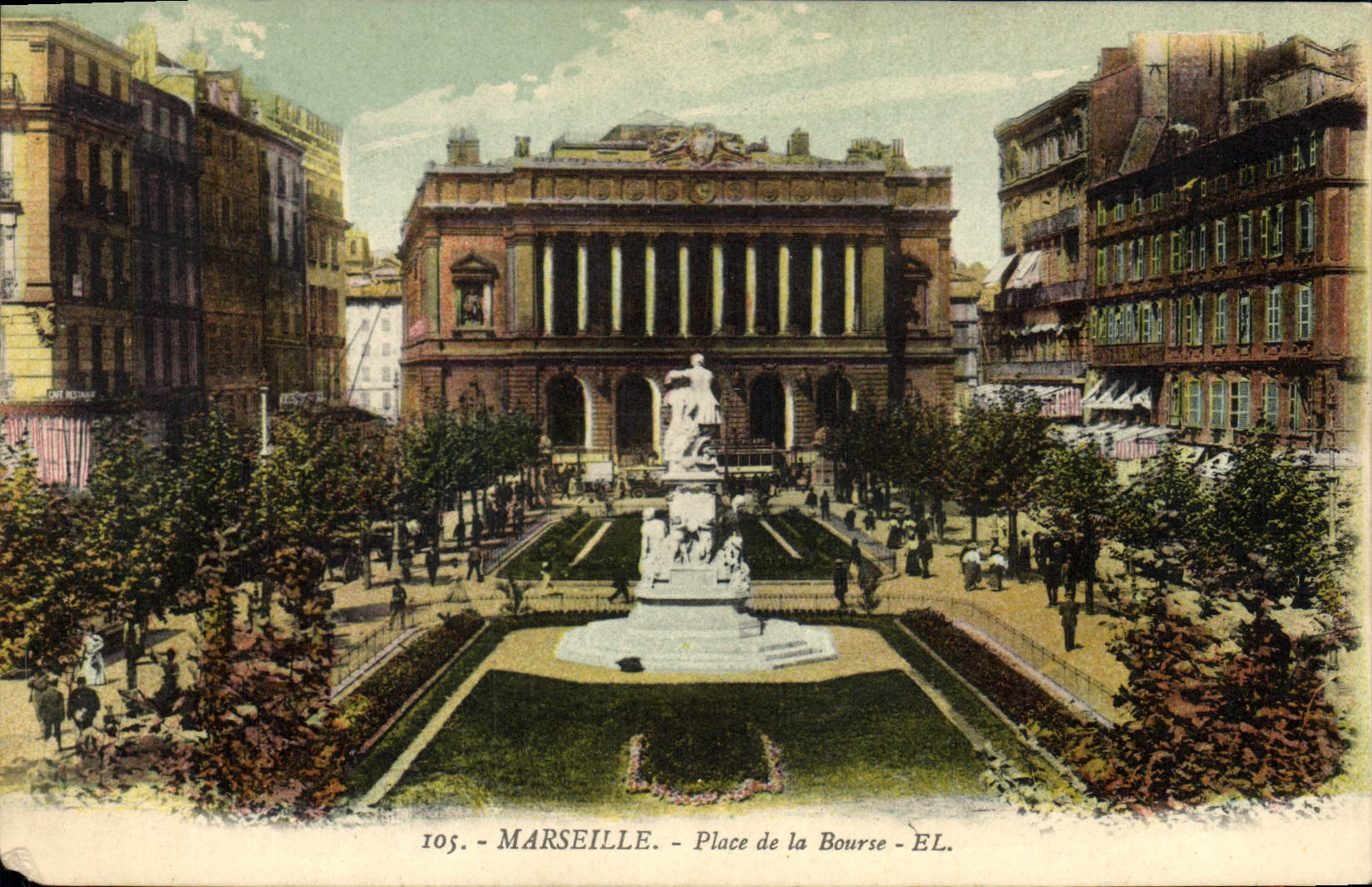CPA Marseille place de la Bourse 