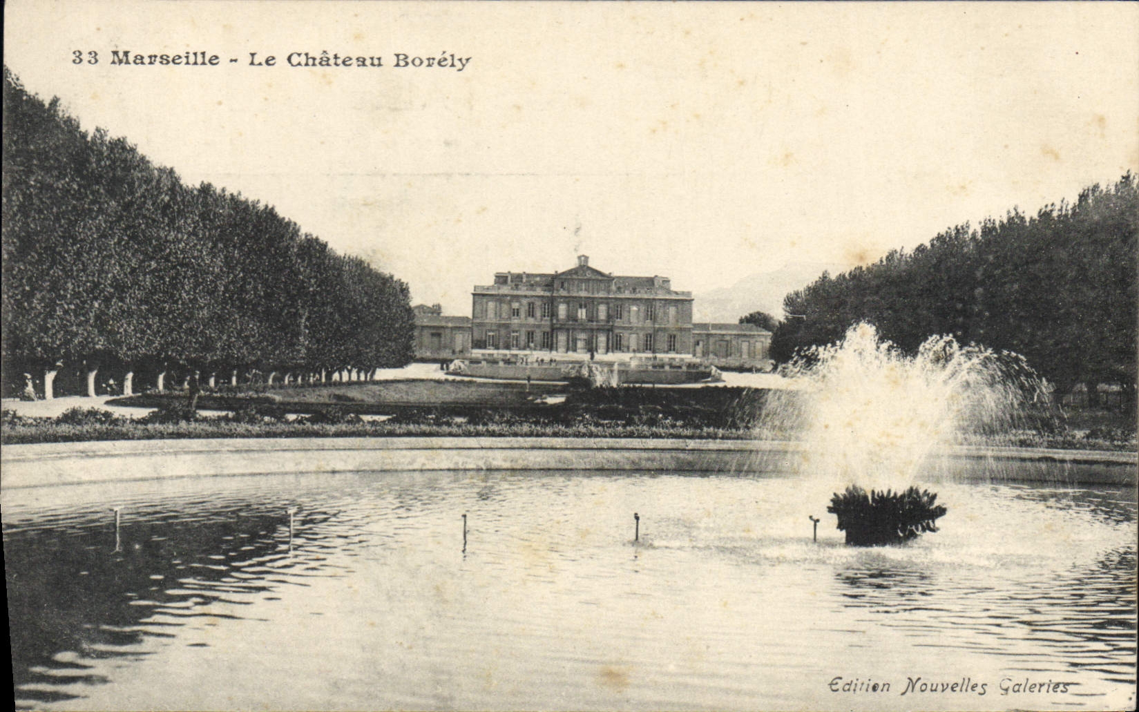 CPA Marseille le chateau Borely 