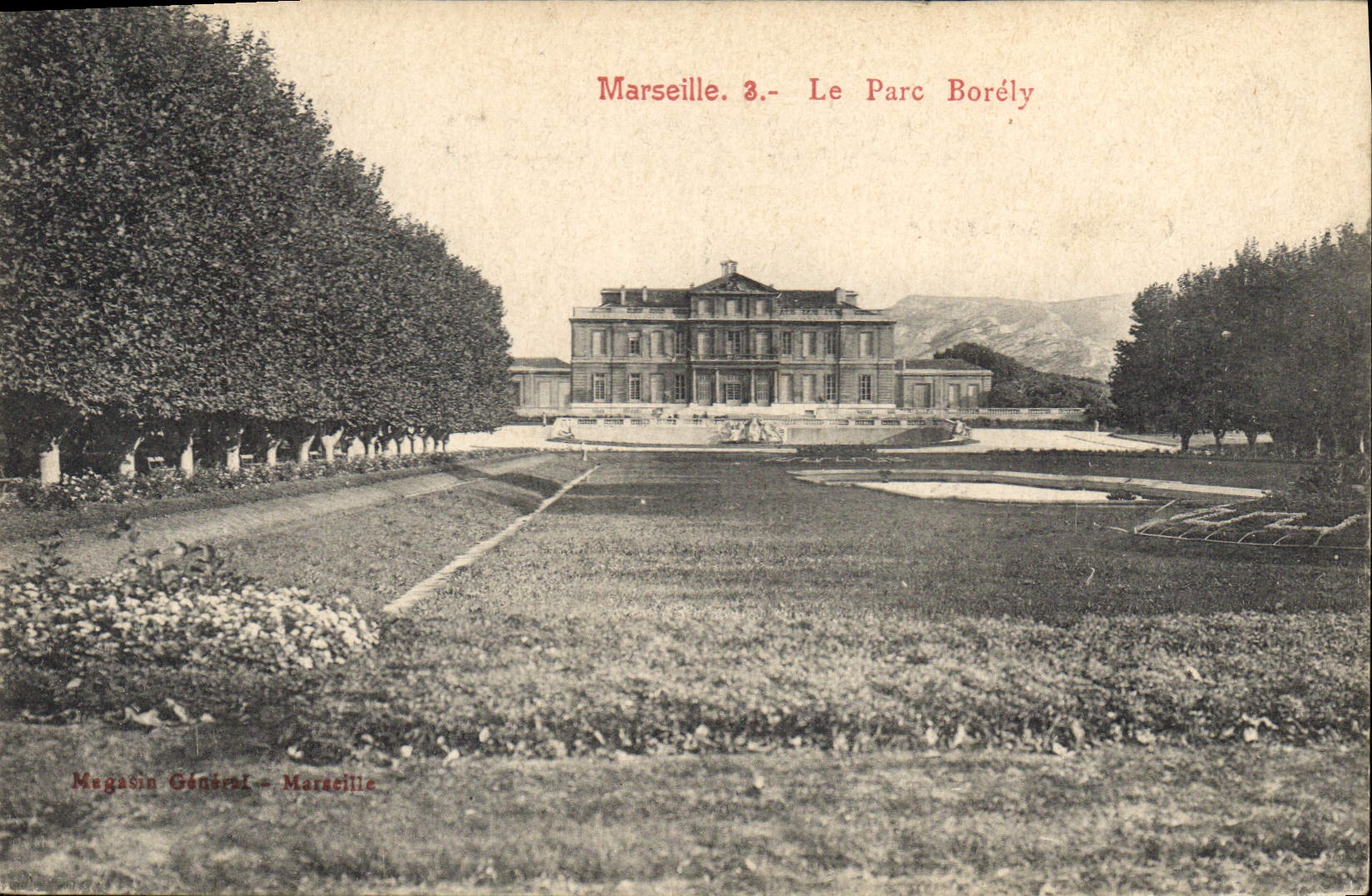 CPA Marseille le Parc Borely