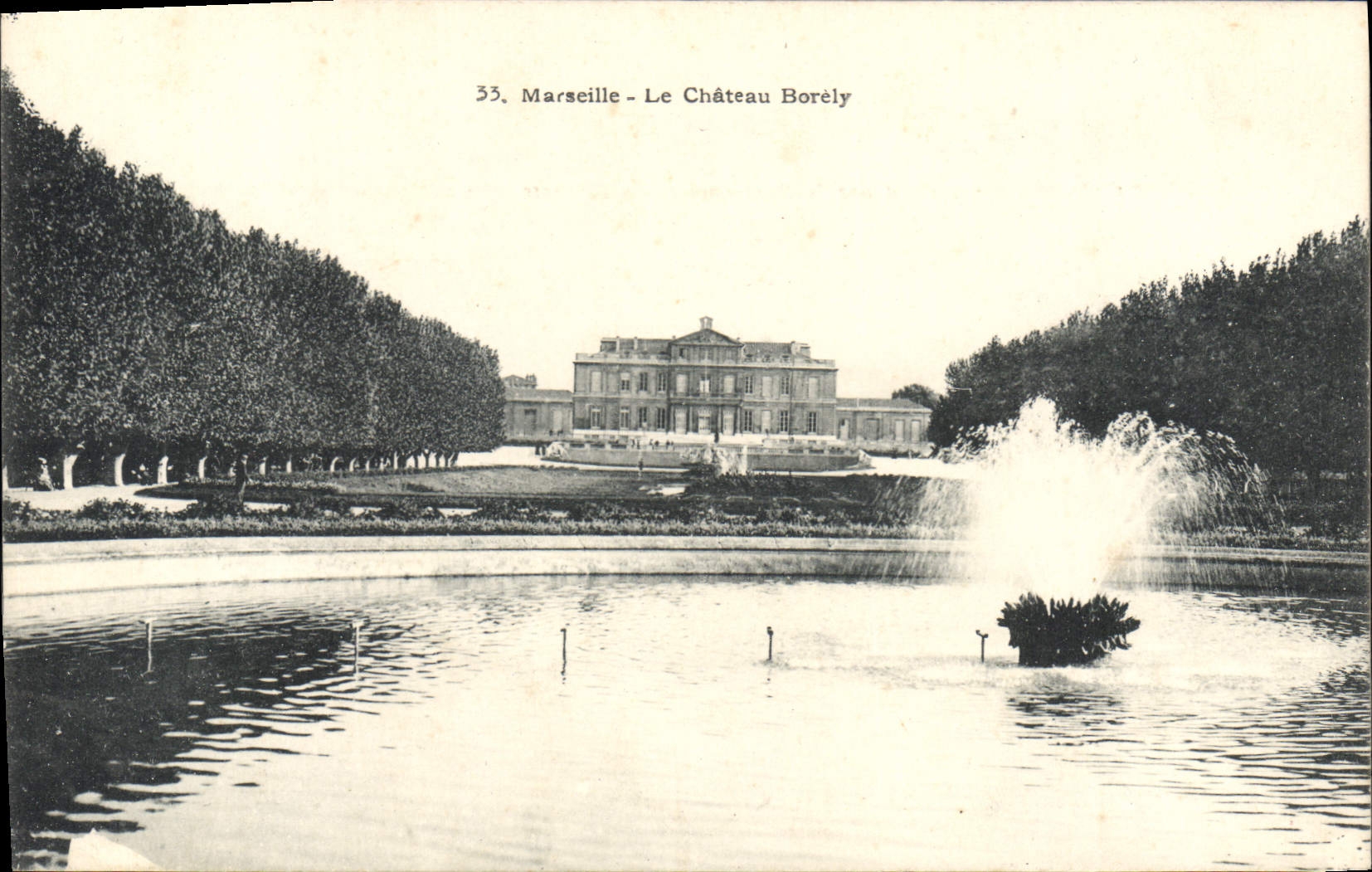 CPA Marseille le chateau Borely 