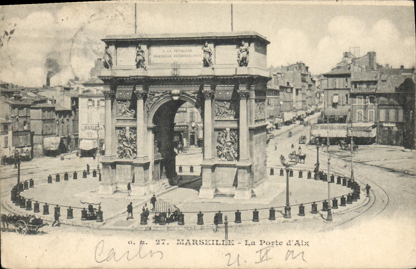 CPA Marseille la porte d'Aix 