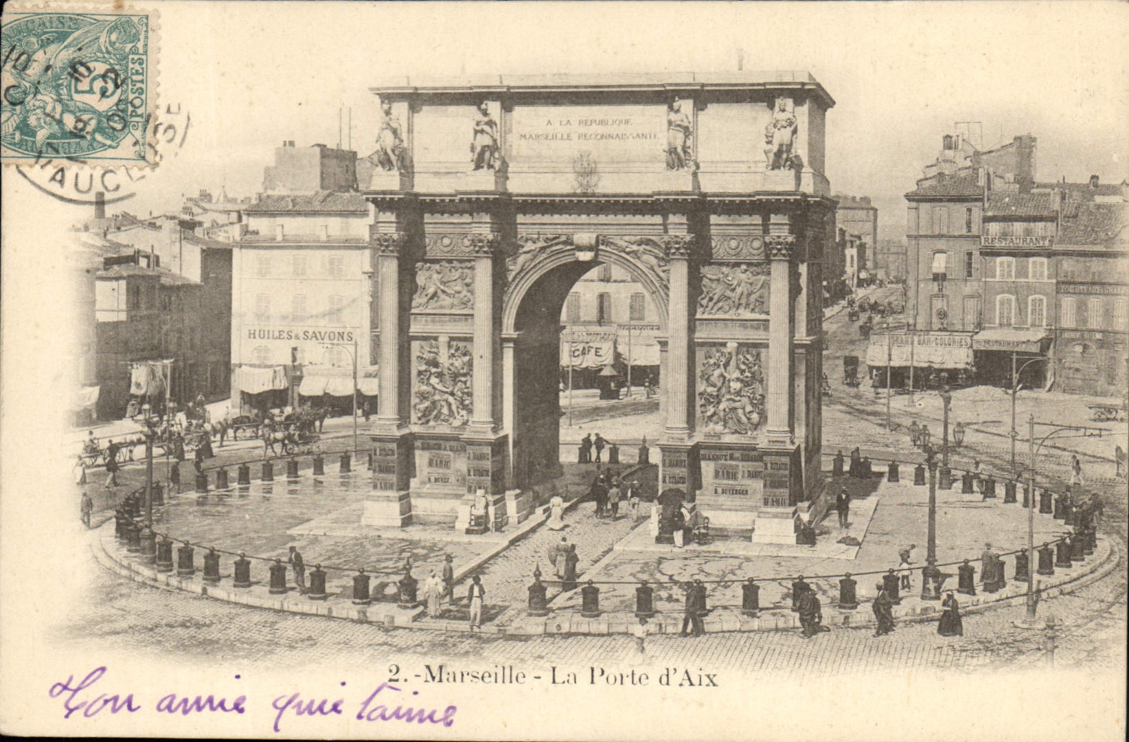 CPA Marseille la Porte d'Aix