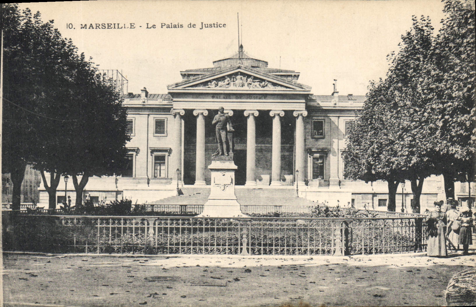 CPA Marseille le palais de Justice 