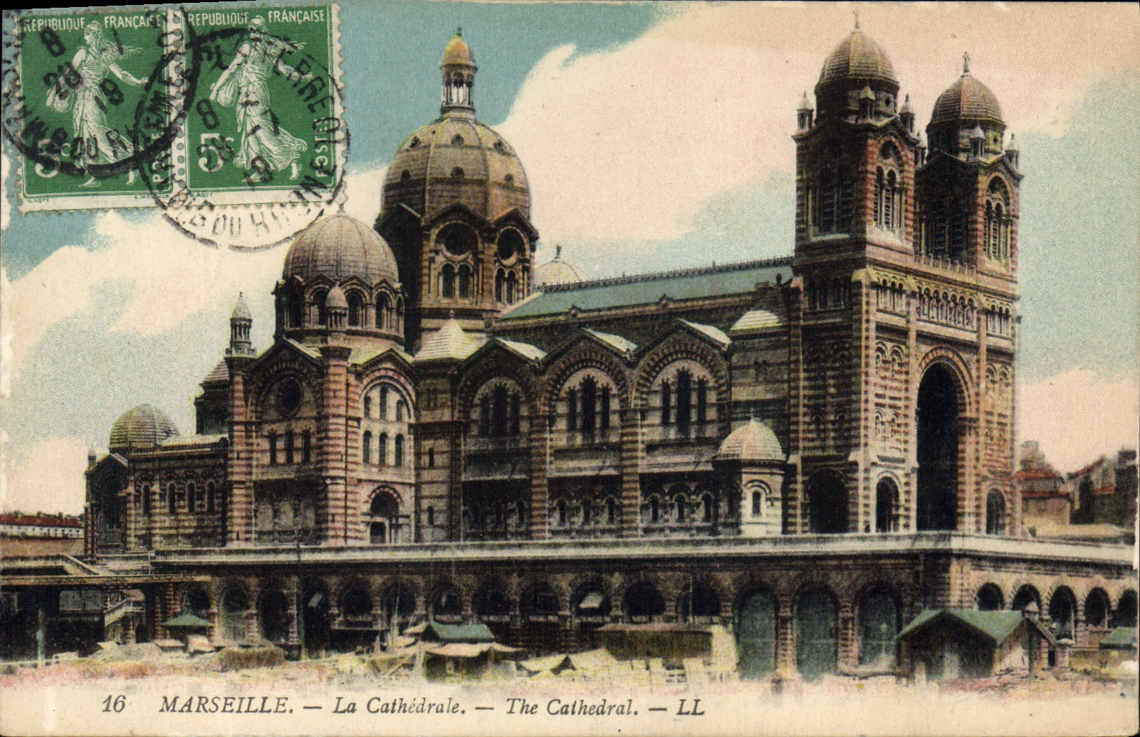 CPA Marseille la cathedrale 
