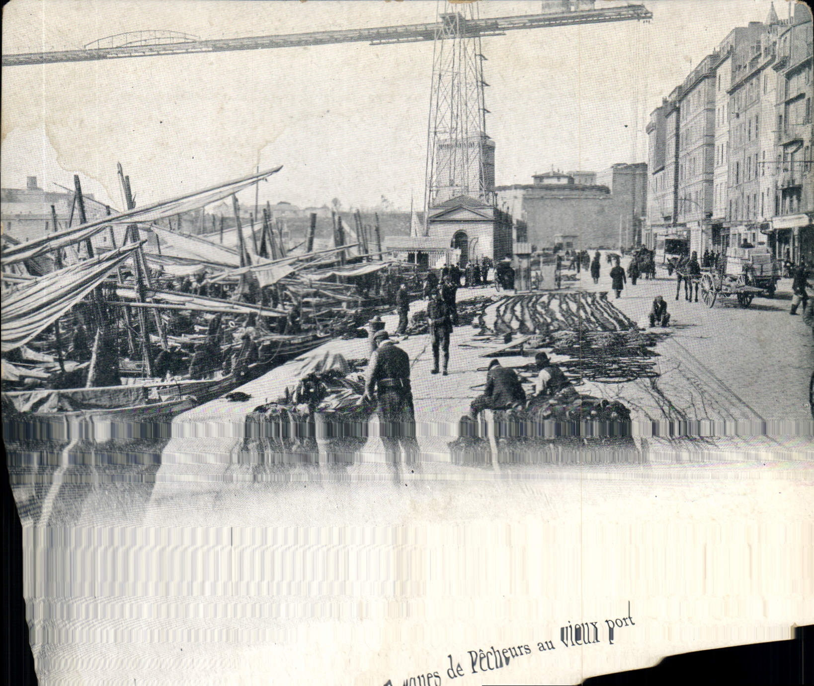 CPA Marseille BARQUES DE PECHEURS AU VIEUX PORT Bateaux