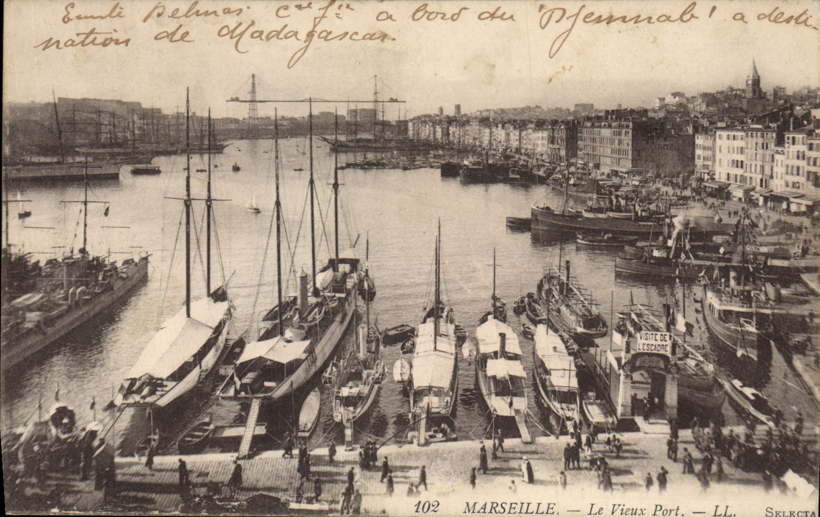 CPA Marseille le Vieux Port Bateaux