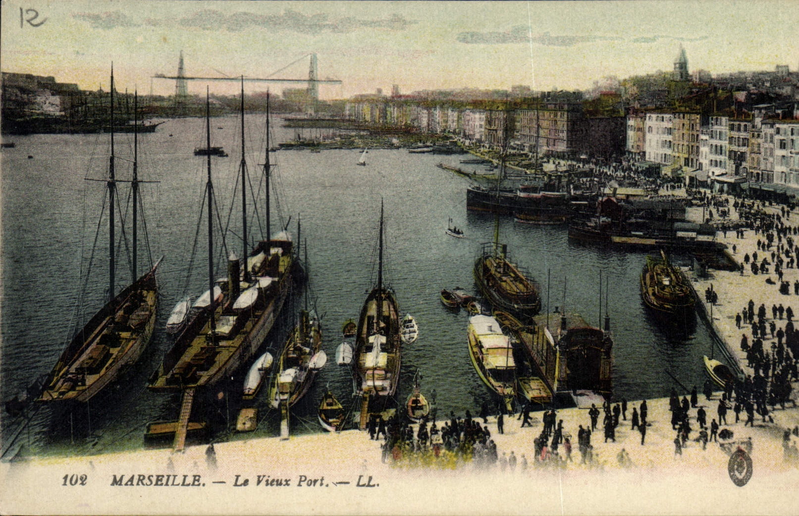 CPA Marseille le Vieux Port Bateaux