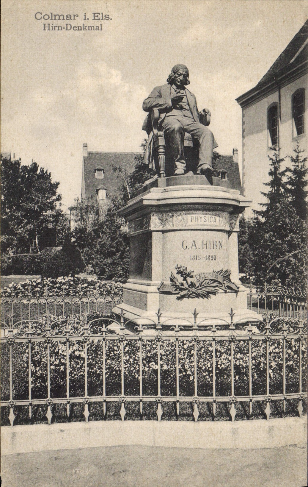 CPA Colmar Els Hirn Denkmal 
