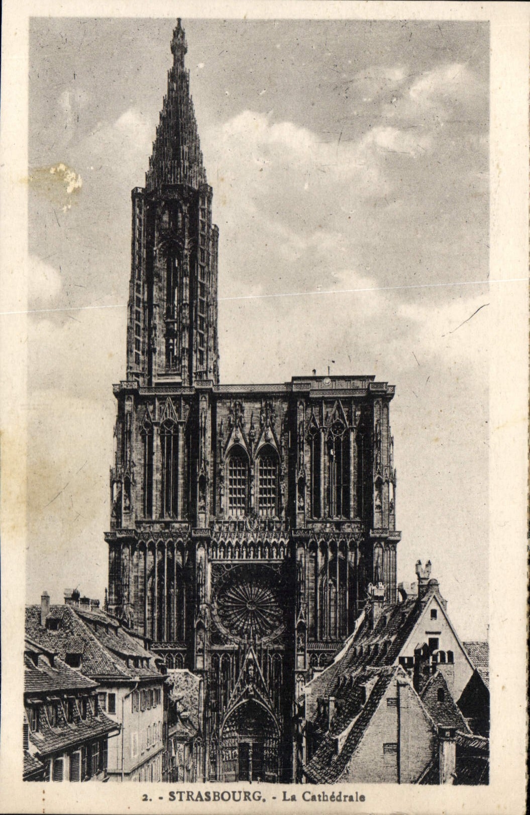 CPA Strasbourg la cathedrale 