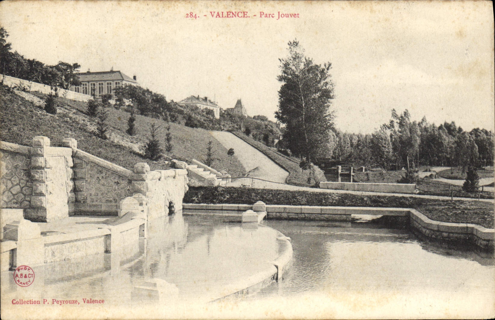 CPA Valence parc Jouvet 