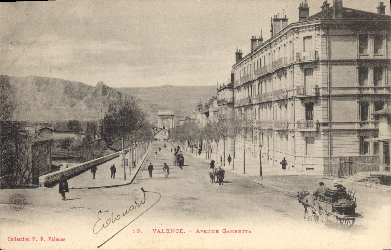 CPA Valence Avenue Gambetta 