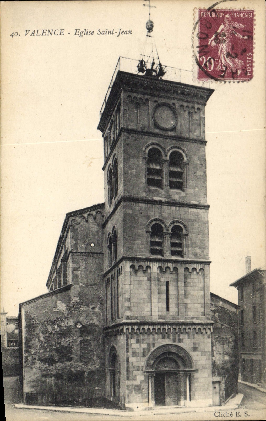 CPA Valence Eglise Saint Jean 