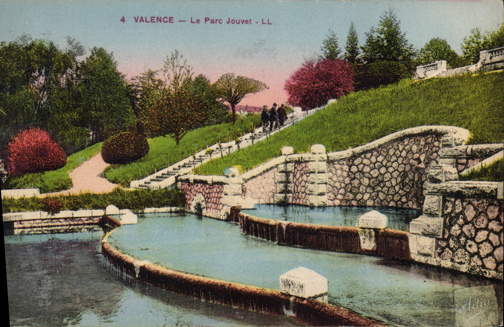 CPA Valence Parc Jouvet 