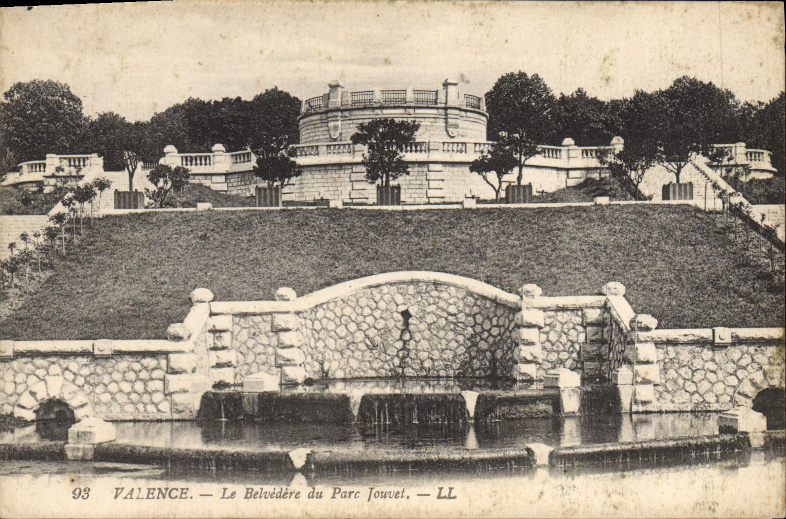 CPA Valence Le Belvedere du Parc Jouvet 