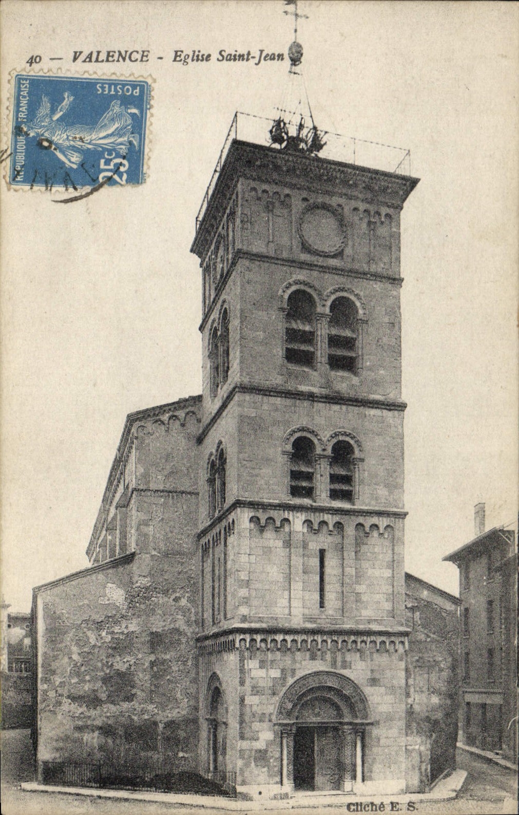 CPA Valence Eglise Saint Jean 