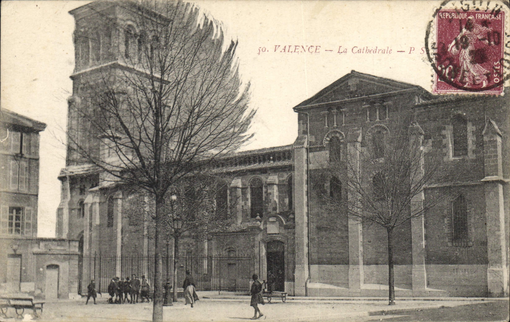 CPA Valence la cathedrale 